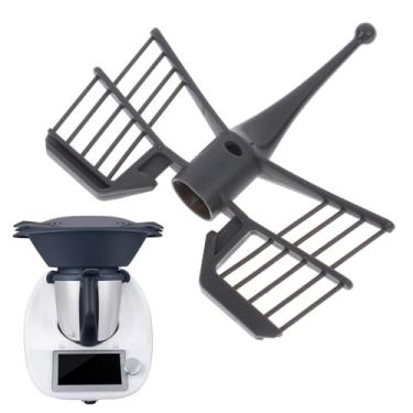 Imagem de Batedor de borboleta para Thermomixer TM5 TM6 TM31, lâmina de mistura de borboleta preta, processador de alimentos para cozinha, acessório de robô de cozinha para mistura térmica, preto