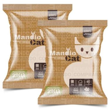 Imagem de Areia Sanitária De Granulado De Mandioca Para Caixa De Gatos - 4kg - B