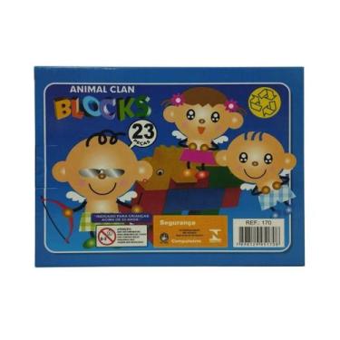 Imagem de Bloco De Montar 23 Pecas Animal Clan - Ever Green