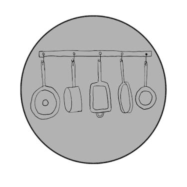 Imagem de Adesivo Decorativo para Cozinha, Redondo, 300mm, Modelos Variados (CZ-296, BOPP, 300 MM)