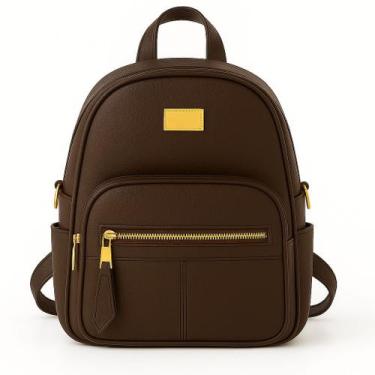 Imagem de Mochila Feminina Média em material sintético Texturizado com Alças Aju