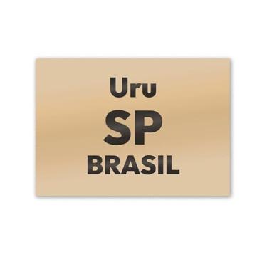 Imagem de Imã de Geladeira Uru São Paulo MDF 8cm x 5cm para Viagem