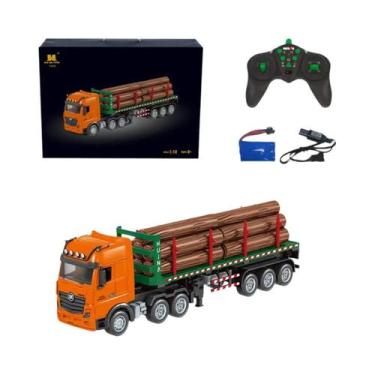 Imagem de Carro De Engenharia RC Para Crianças Huina Scania 770s Cabeçote De Reb