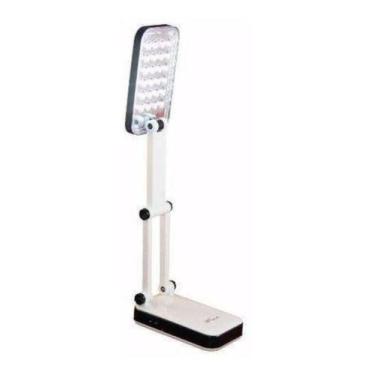 Imagem de Luminaria De Mesa Sem Fio Bivolt 24 Leds Abajur Dobrável - Lelong/Luat