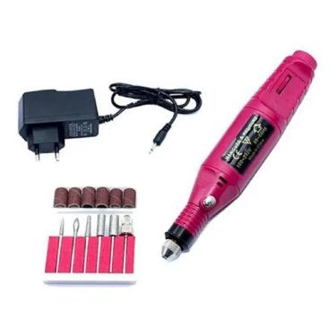 Imagem de Lixa Eletrica De Unha Manicure E Pedicure Profissional Rosa