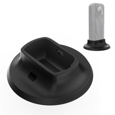 Imagem de SZZCNOX Suporte de mesa de base de silicone para Insta360 X5, base de suporte de câmera compatível com acessórios de câmera de ação Insta360 X5, suporte fixo antiderrapante para câmera