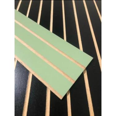 Imagem de Painéis Ripados Autocolantes 50cm/11cm! (20, Verde)