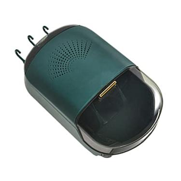 Imagem de AYNEFY Capticks Montado na Parede Caixa de Armazenamento de Prevenção de Poeira de Grande Capacidade para Utensílios de Cozinha (Verde)