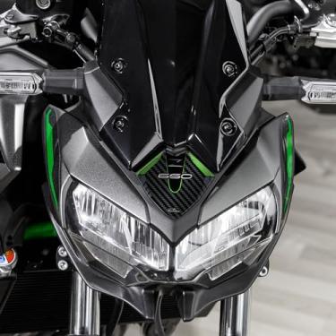 Imagem de Resin Bike Adesivos de motocicleta compatíveis com Kawasaki Z650 2024-2025. Proteção de tela frontal contra choques e arranhões. Adesivos de resina com efeito 3D, feitos na Itália