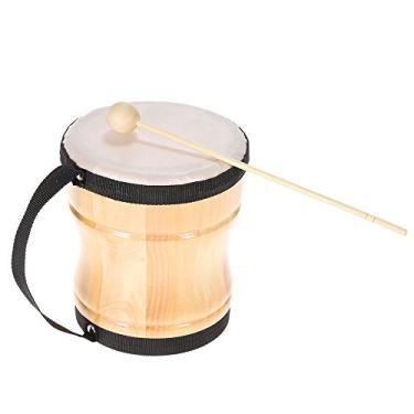 Imagem de LiebeWH Bongo Drum Wood Percussion Musical Instrument Com Mallet Ideal para o Desenvolvimento de Talentos Musicais