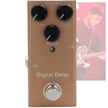 Imagem de Pedal de Efeitos Múltiplos para Guitarra Elétrica,Tons clássicos para todos os tipos de música, há fuzz, delay analógico,overdrive vintage, chorus clássico,etc. opcionais