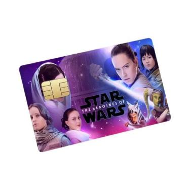 Imagem de Conjunto De 4 Películas Adesivas 3D De Star Wars Para Cartão De Crédit
