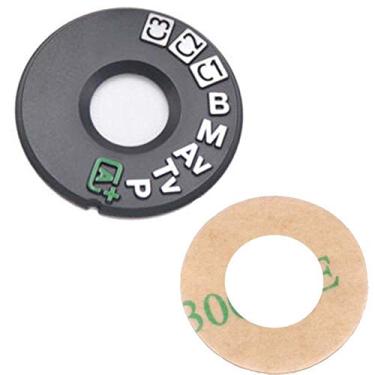 Imagem de Botão de placa de identificação da placa de identificação do mostrador de modo para reparo de câmera digital Canon EOS 5ds 5dsr 7d2 7d Mark II