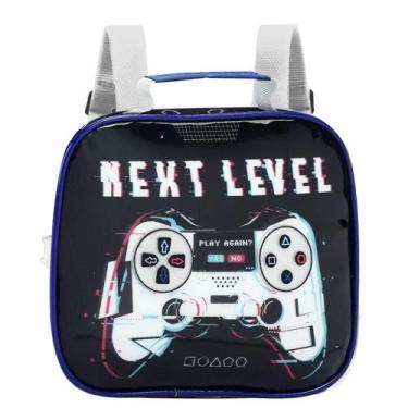 Imagem de Lancheira Térmica Escolar Infantil Next Level Vídeo Game - Denlex