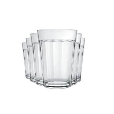 Imagem de Jogo 12 Copos Americanos Tradicional Nadir De Vidro 190 Ml