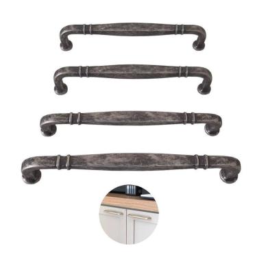 Imagem de Puxador Alça Grenade Ouro Velho Escovado Torralba 64mm 4 Unidades