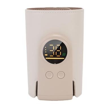 Imagem de Luqeeg Aquecedor de Mamadeiras Portátil, Aquecedor Rápido de Leite para Bebês Com Display de LED Controle Temperatura Capa Isolante Sensores de Temperatura para Todas as Mamadeiras