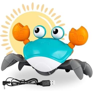 Imagem de CARANGUEJO FUJÃO RECARREGÁVEL -PEGA CARANGUEJO - BATERIA -CABO USB - BRINQUEDO DIVERTIDO - MÚSICA E LUZES - ANDA E FOGE DOS OBSTÁCULOS -SENSOR - PARA DESENVOLVIMENTO DO SEU FILHO - ALTA QUALIDADE