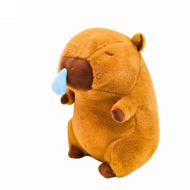 Imagem de Capivara de Pelúcia Antialérgica Bichinho de Pelúcia (30 cm Lágrima)