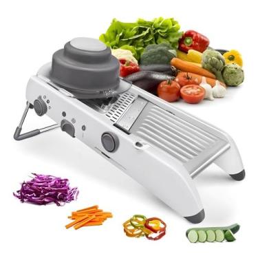 Imagem de Mandoline Fatiador Cortador corta alimentos profissional manual - ZEM