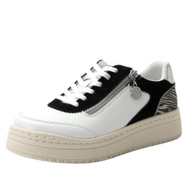 Imagem de Alegria Tênis feminino Averie plataforma com zíper, Branco, 37