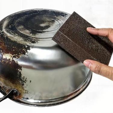 Imagem de Esponjas de limpeza para lavar panelas, pacote com 5 almofadas de borr