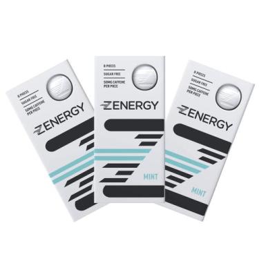 Imagem de Energy Gum ZENERGY 50 mg de cafeína com B6 e B12 0 cal vegana