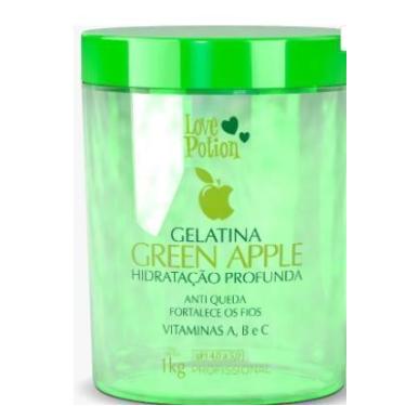 Imagem de Mascara Gelatina Green Apple Hidratação Profunda 1kg - Love Potion