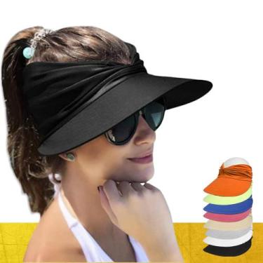 Imagem de Viseira TURBANTE Praia Dupla Face Proteção Solar Uv50+ feminino 884 - 