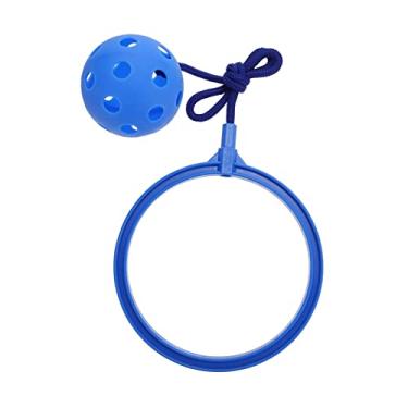Imagem de Bola de salto infantil fitness corda de pular corda de pular ao ar livre brinquedo de tornozelo pular corda de tornozelo bola de salto crianças brincando bola de pular colorida LED