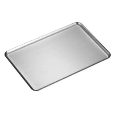 Imagem de OUFEIJIA Forma de bolo de aço inoxidável, utensílios de cozinha, lanches rasos, pratos de armazenamento de alimentos, bandeja de pastelaria, pratos antiaderentes