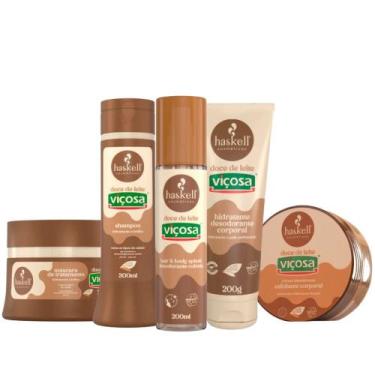 Imagem de Kit Completo Doce De Leite Haskell Corporal E Capilar Viçosa - Haskell