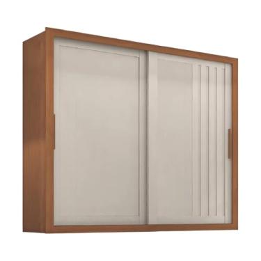 Imagem de Guarda Roupas Casal Ripado 2 Portas de Correr 4 Gavetas Trianon Zanzini (Areia/madeirado)
