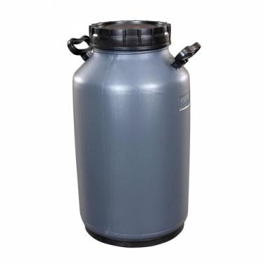 Imagem de Latão De Leite Milkan Plástico Cinza 50L - UNIPAC