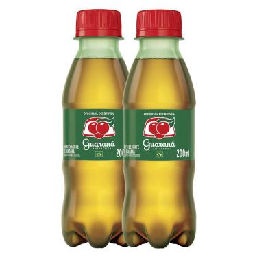 Imagem de Kit 2 Refrigerante Guaraná Antarctica 200ml