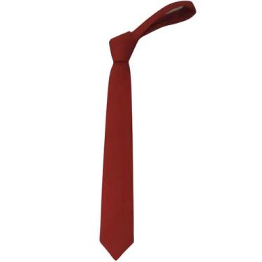 Imagem de Gravata Clássica Semi Slim Terracota  10 Unidades - R E R GRAVATAS