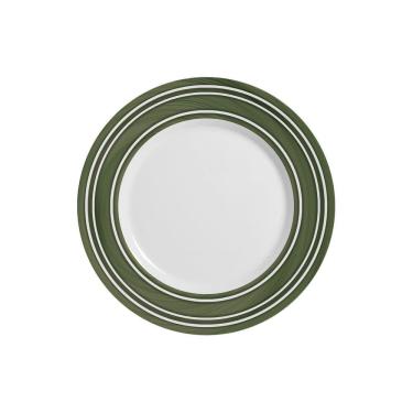 Imagem de Pratos Sobremesa Cerâmica Branca 21cm - Jogo 6 unid.