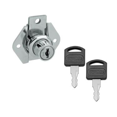 Imagem de Fechadura para Gaveta 20x17mm com Segredo Único Niquelada FGVTN