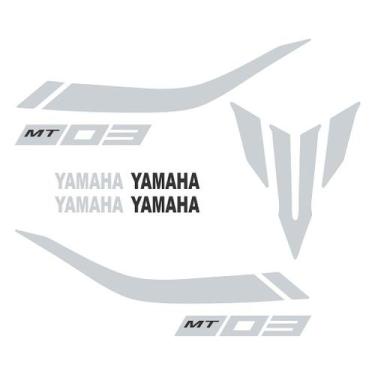 Imagem de Adesivo Protetor Tank Pad MT-03 para Motocicletas 2019 a 2020 - Cromo 