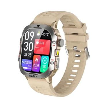 Imagem de Relógio Inteligente Militar Unissex Resistente Com Lanterna, Monitor D