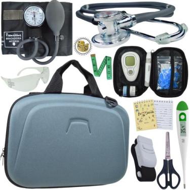 Imagem de Kit Enfermagem Maleta Completo Super Luxo + Monitor Glicose - Love Sau
