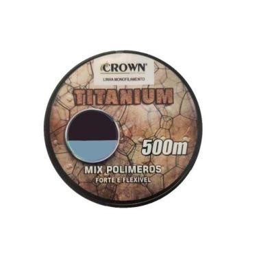Imagem de Linha titanium monofilamento crown - 0.37 - 25 lb - 500m