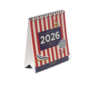 Imagem de Calendário de mesa 13X15cm Praia 2026 - Cicero