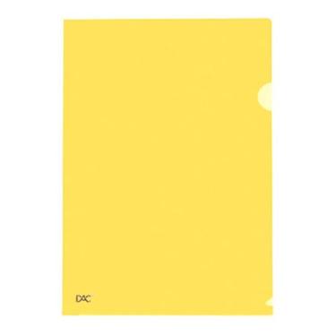 Imagem de Pasta L A4 Amarela Dac Com 10 Unidades