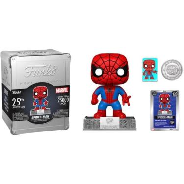 Imagem de Funko Pop Marvel 03C Spider-Man 25th Anniversary Exclusive