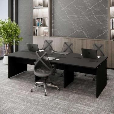 Imagem de Mesa de Trabalho Escritório para 6 pessoas 2,70m Pre F5 - F5 Office G,