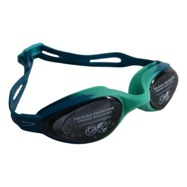 Imagem de Óculos Natação Speedo Hydrovision Uv Antiembaçamento Ad Verd