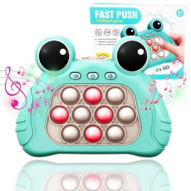 Imagem de Consola de jogos portátil hunbath Fast Push Game Frog Green