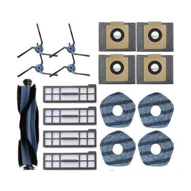 Imagem de Compatible With Eufy X10 Pro Omni Robot Vacuum Cleaner Parts Main Side Brush Mop Cloth Hepa Filter Dust Bag Accessories Spare Parts(Set 4)