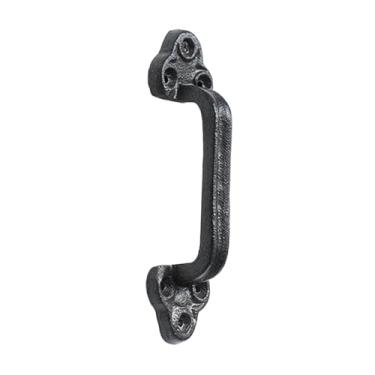 Imagem de Fenteer Maçaneta de substituição para portão, design vintage, resistente, decorativa para porta de celeiro, armário externo, porta de correr, 6.8 Cm X 28 Cm